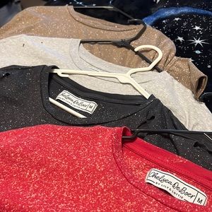 Size medium Chelsea DeBoer bleached and distressed T-shirts